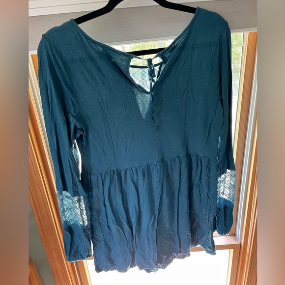 Maternity Shirt - Blue - Picture 2 of 4